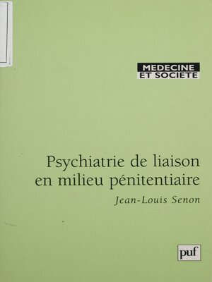 cover image of Psychiatrie de liaison en milieu pénitentiaire
